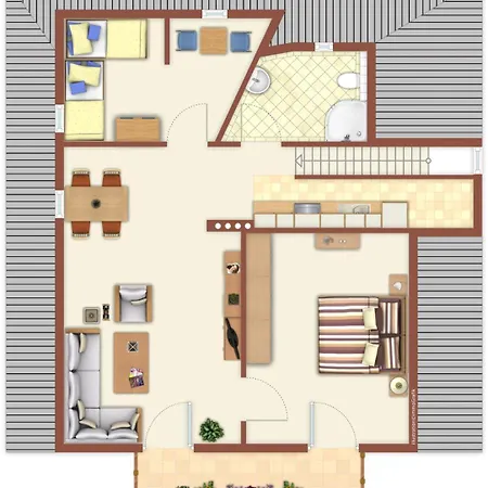 Strandhaus/strandbar Apartment *