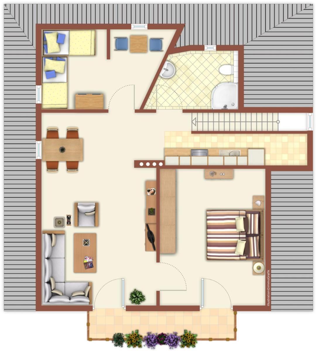 Strandhaus/strandbar Apartment *